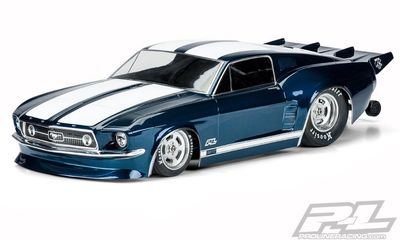 1967 Ford Mustang Clear Body Losi 22S, Slash, DR10 drag PRO3573-00