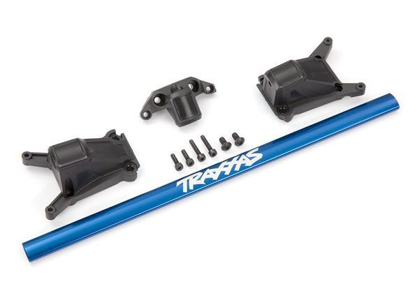 Traxxas Rustler/Slash 4x4 LCG Chassis Brace Kit (Blue) - TRA6730X