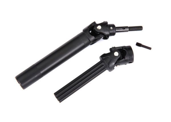 Traxxas Driveshaft assembly, front or rear, Maxx Duty (1) (left or right) (fully assembled, ready to install)/ screw pin (1) (for use with #8995 WideMaxx suspension kit) TRA8996