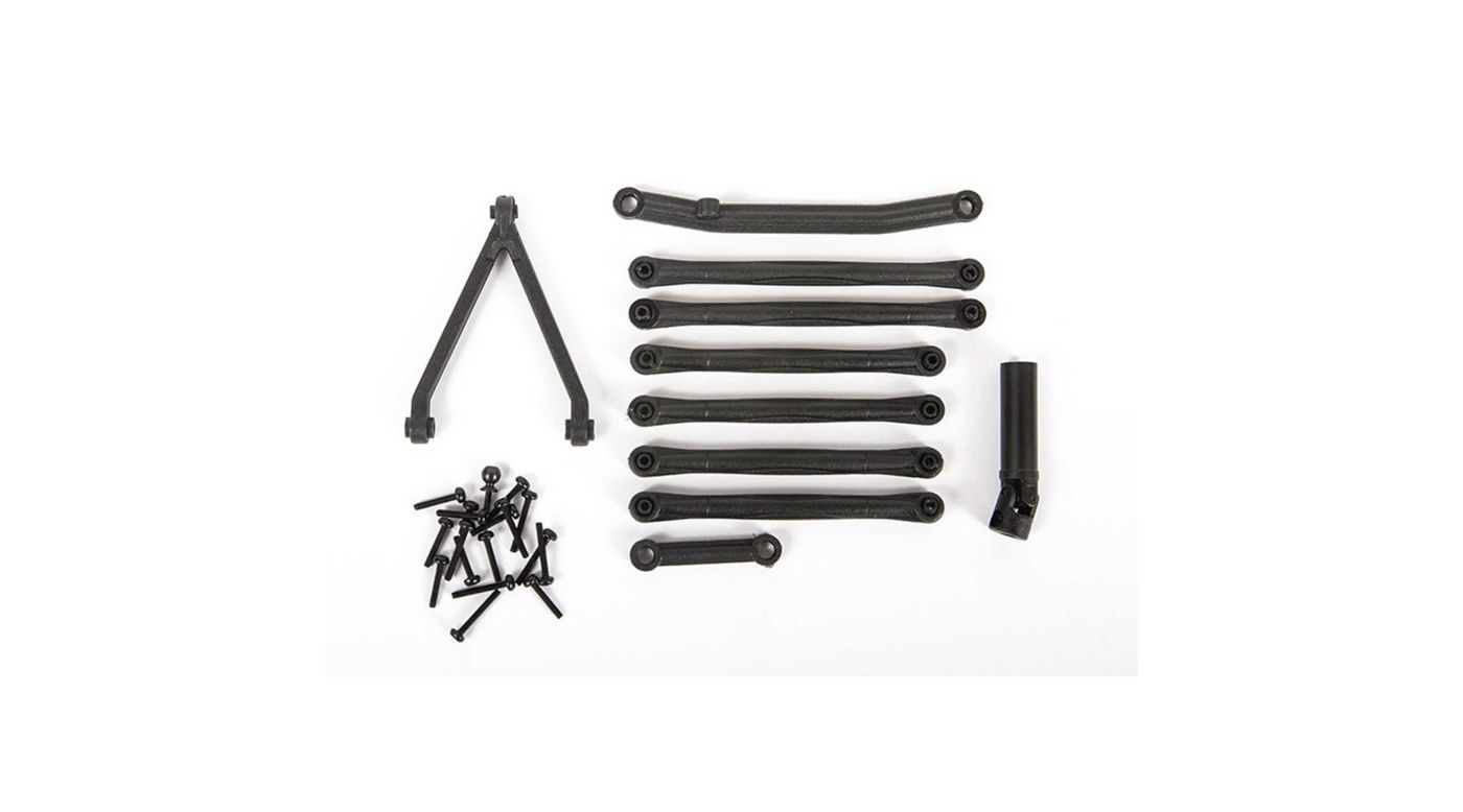 AXI204000 Suspension Links, Long Wheel Base 133.7mm: SCX24