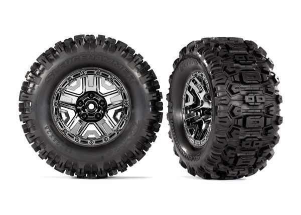 TRA9072 Tires &amp; Wheels, Assembled, Glued