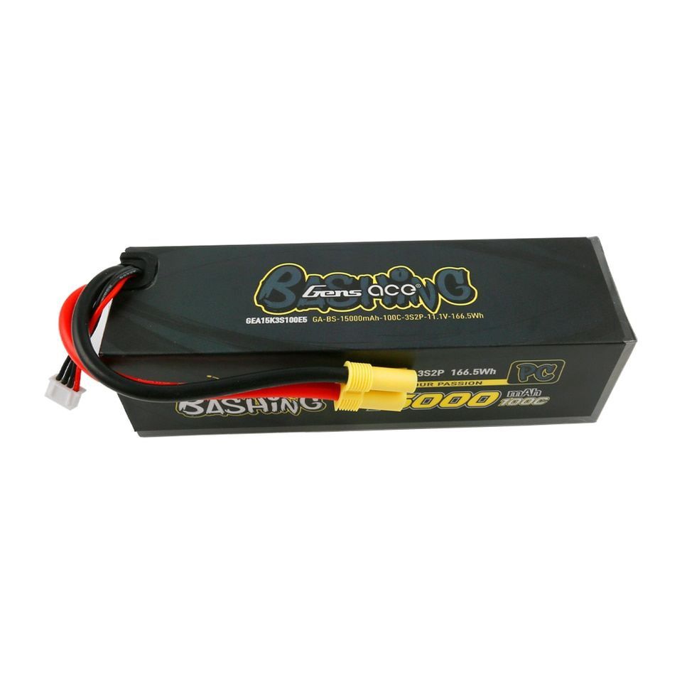 Gens Ace Bashing Pro 3s LiPo Battery Pack 100C (11.1V/15000mAh) w/EC5 Connector GEA15K3S100E5