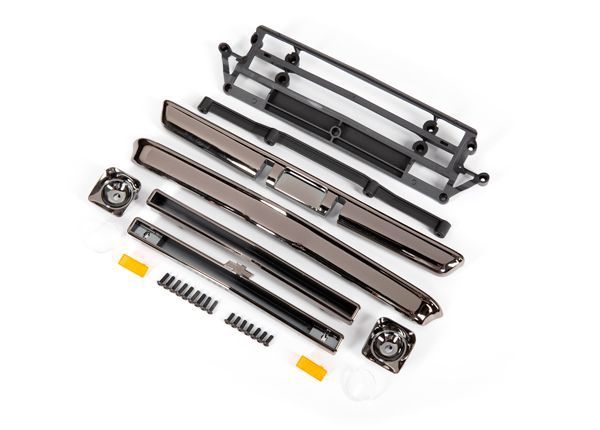 Traxxas Drag Slash Chevrolet C10 Body Accessories (Black Chrome) - TRA9415X