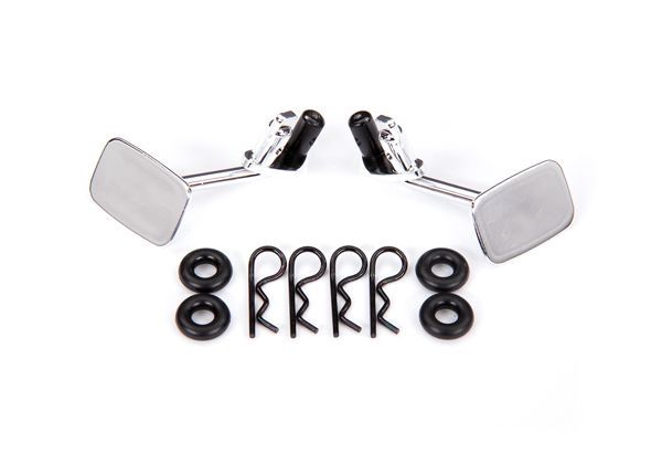 Traxxas Left &amp; Right Side Chrome Mirrors - TRA9121