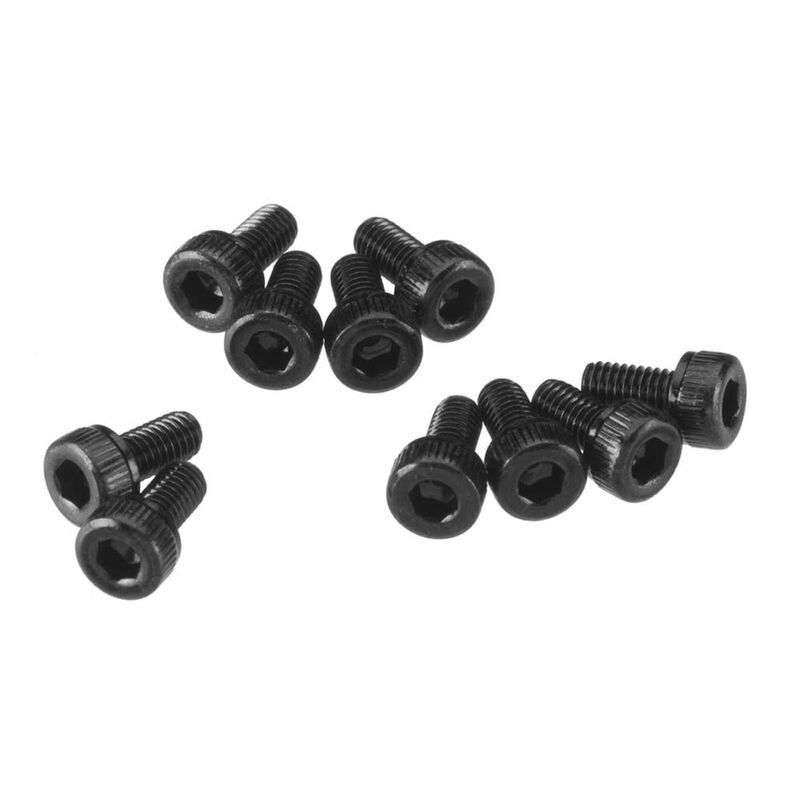 Cap Head M3x6mm Black Oxide (10) AXA083