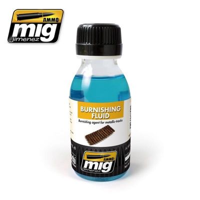Ammo Mig Metallic Tracks Burnishing Fluid AMIG2020