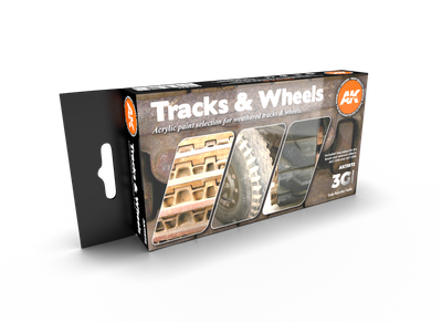 AK Interactive Paint Set 3G Tracks And Wheels