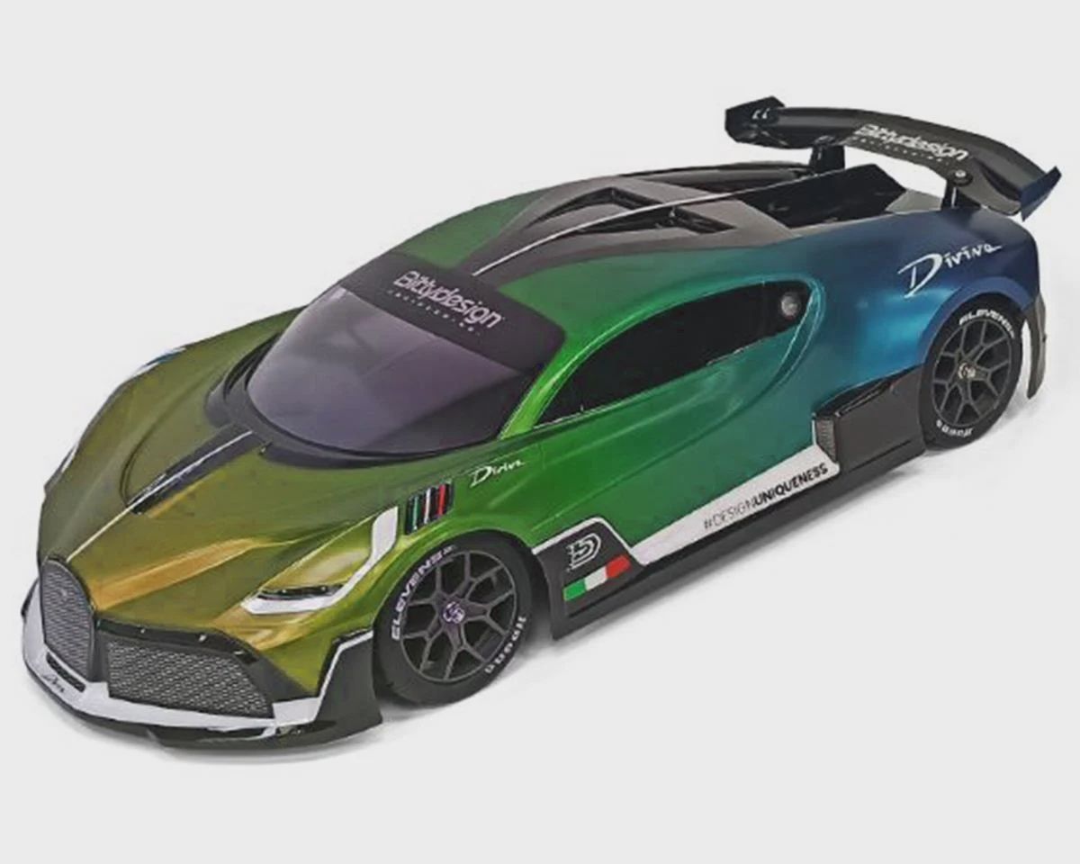 Bittydesign Divina 1/8 Supercar Body (Clear) (Arrma Vendeta/Infraction 3S)