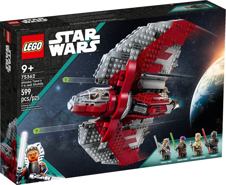 Lego Star Wars: Ahsoka Tano's T-6 Jedi Shuttle 75362