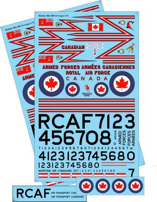 1/72 Canadian RCAF North Star decals