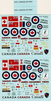 1/32 Canadian T-33 Silver Star decals