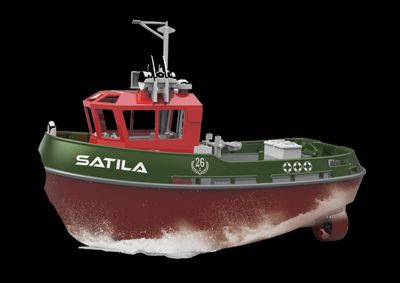 RC-Pro Satila Mini R/C Tug Boat - SATILA