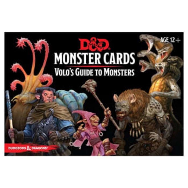 D&amp;D Monster Cards Volos Guide to Monsters