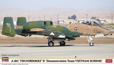 Modern U.S. Jet Attacker, A-10C Thunderbolt II "Demonstration Team Vietnam Scheme" 1/72 #02478 by Hasegawa