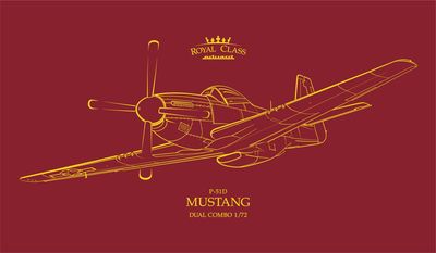 P-51D Mustang Dual Combo Royal Class Edition 1/72 #R0021 by Eduard