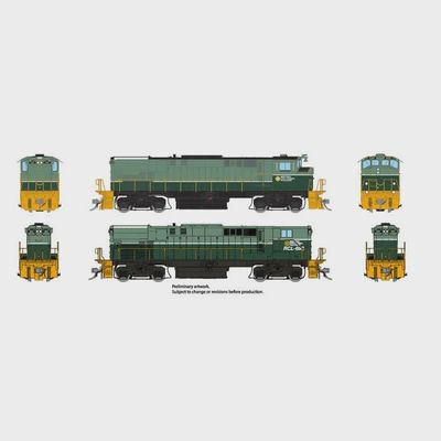 Rapido 033024 HO M420 + M420B (DC/Silent): BCR - Two-Tone Green Scheme: #641 + #681