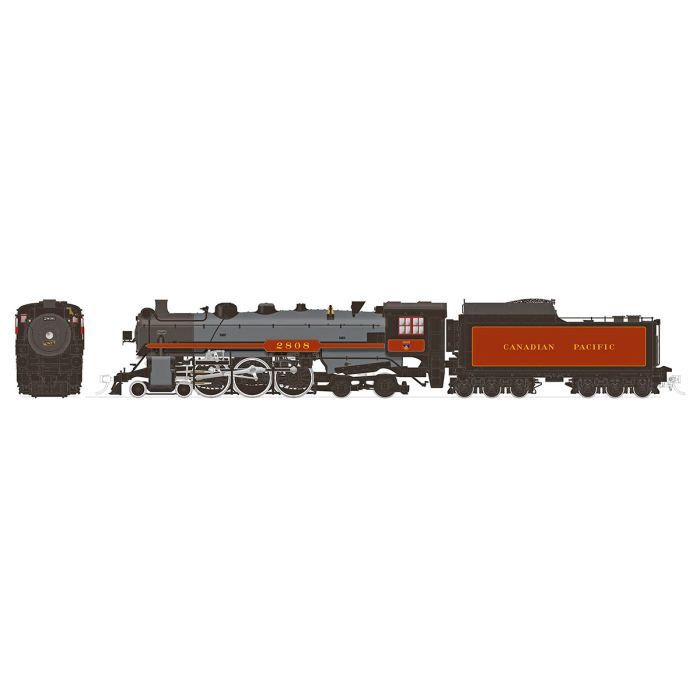 Rapido 601507 HO H1b 4-6-4 Hudson (DC/DCC/Sound): CPR - "World's Greatest Travel System": #2814