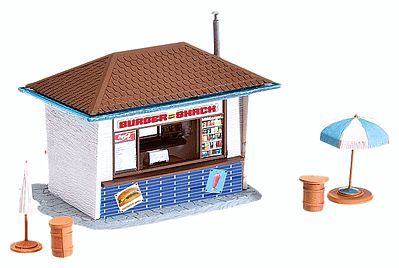 Burger &amp; Shake Stand w/Accessories [HO]