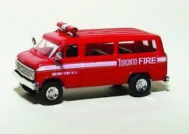 Trident Miniatures HO 1:87 Scale Vehicle 90315 Toronto Fire Department Van