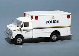 Trident Miniatures HO 1:87 Scale Vehicle 90317 Cargo Box Van Ontario Provincial Police