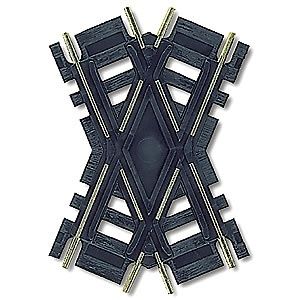 60° Crossing HO Code 100 Nickel Silver