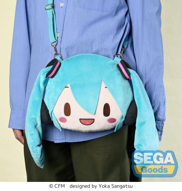 Fuwa Petit Hatsune Miku Face Shoulder Bag (M)