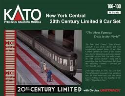 N NYC 20th Century Limited 9-Car Set w/ Lighting 106-100-1