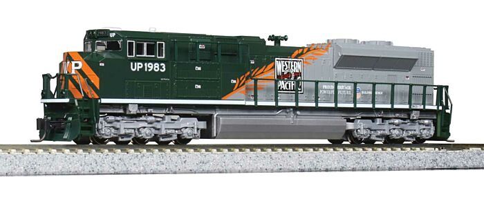 EMD SD70ACe - DCC Union Pacific 1983 (Western Pacific Heritage Scheme, Silver, Green)
