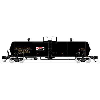 Procor 20K gal Tank Car: PROX As delivered Split P Logo - Single Car