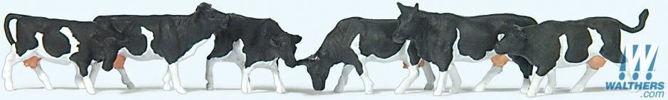 Cows, Black Markings N Scale