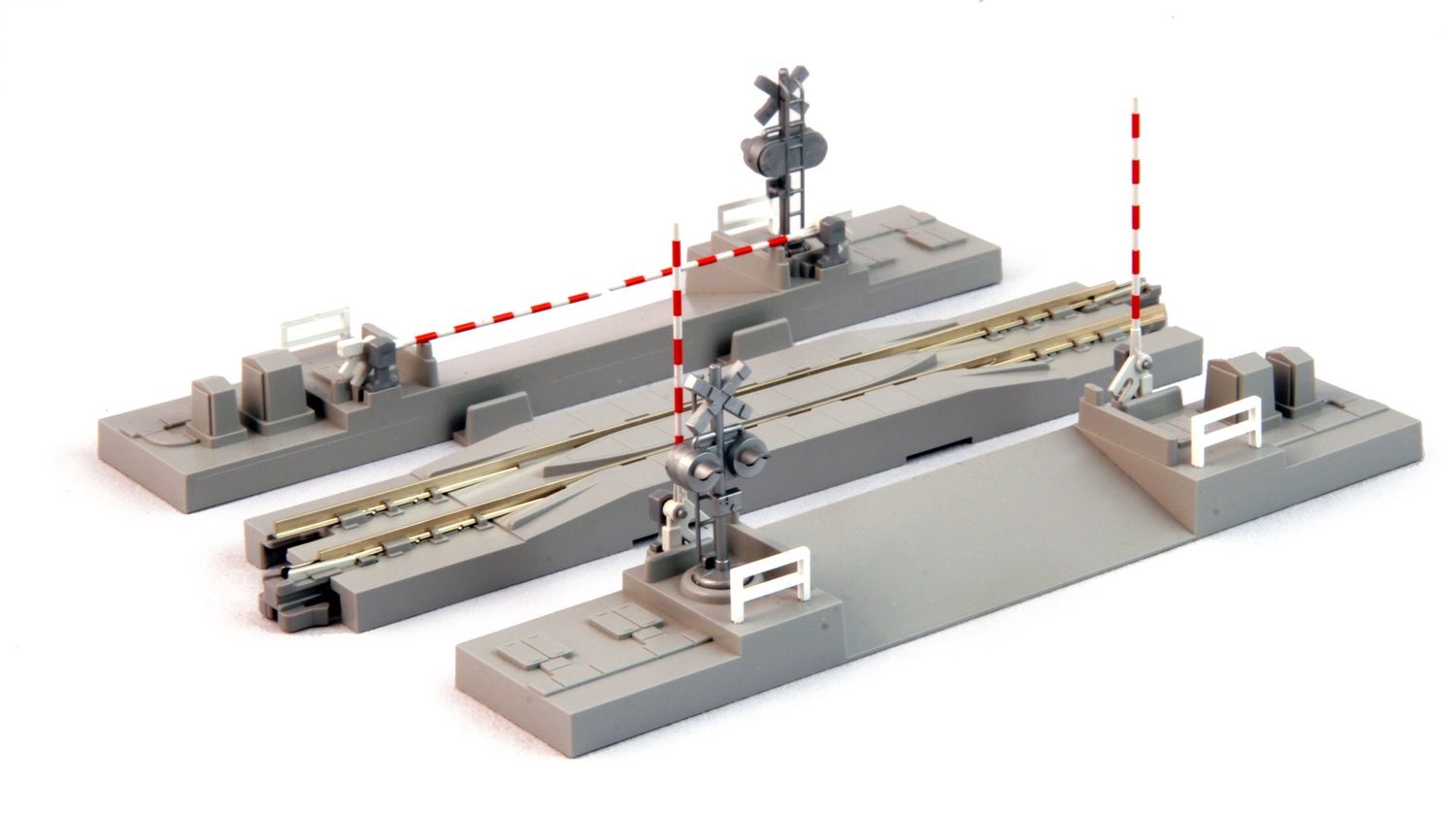 Kato UniTrack Crossing Gate &amp; Rerailing Track 4 7/8 [N]