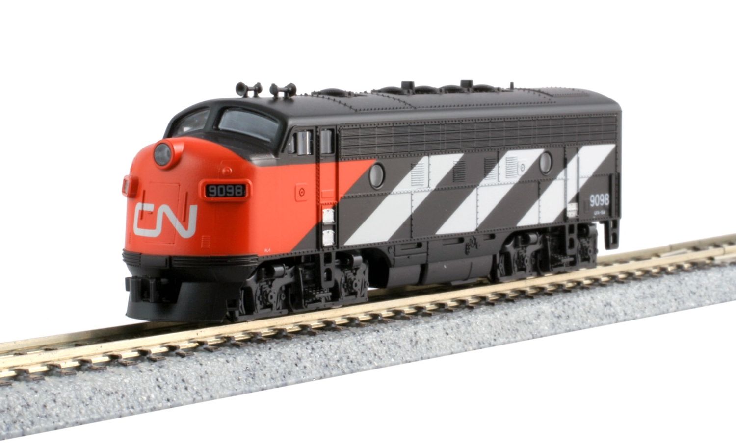 N EMD F7A Locomotive - CN #9098 w/ DCC Installed