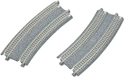 UniTrack N Curved Double Track R19"/15" Superelevated Easement 2 Pieces