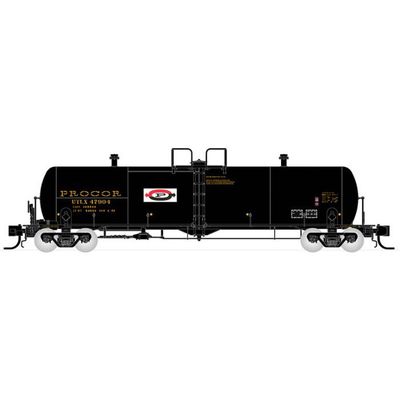 Procor 20K gal Tank Car: UTLX As Delivered Split P Logo - 6-Pack #2