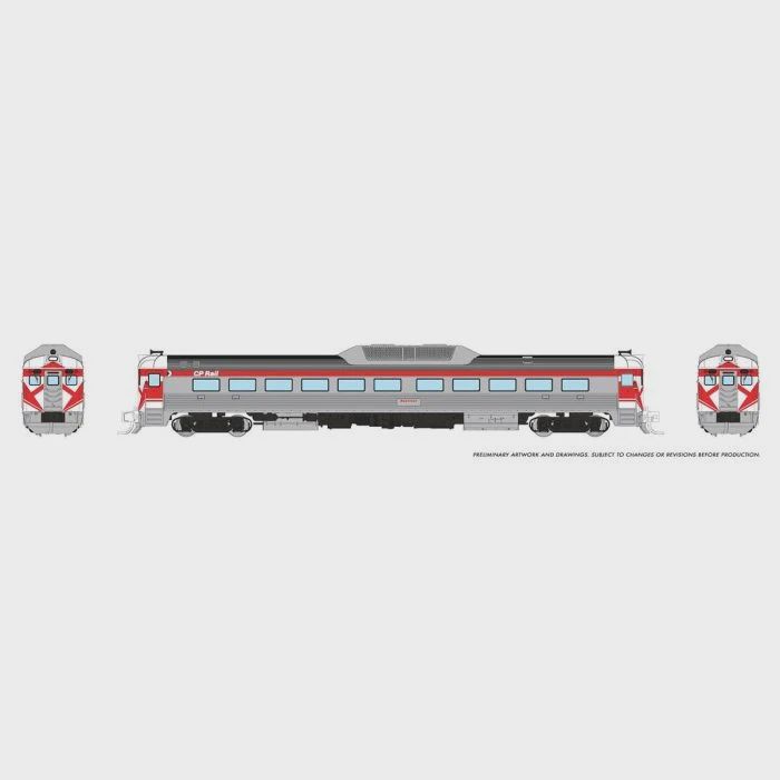 Rapido N Budd RDC-1 (Ph 2) (DC/DCC/Sound): CP Rail - Action Red