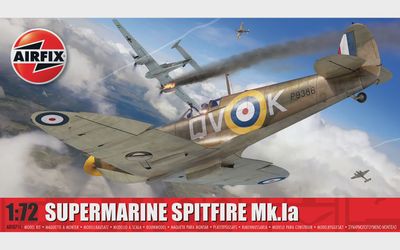 Super Marine Spitfire Mk.IA 1/72 #01071C by Airfix