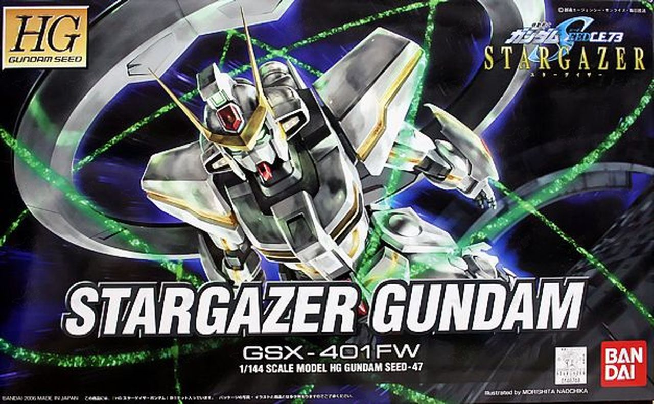 HG SEED #47 1/144 GSX-401FW Stargazer Gundam #5055603 by Bandai