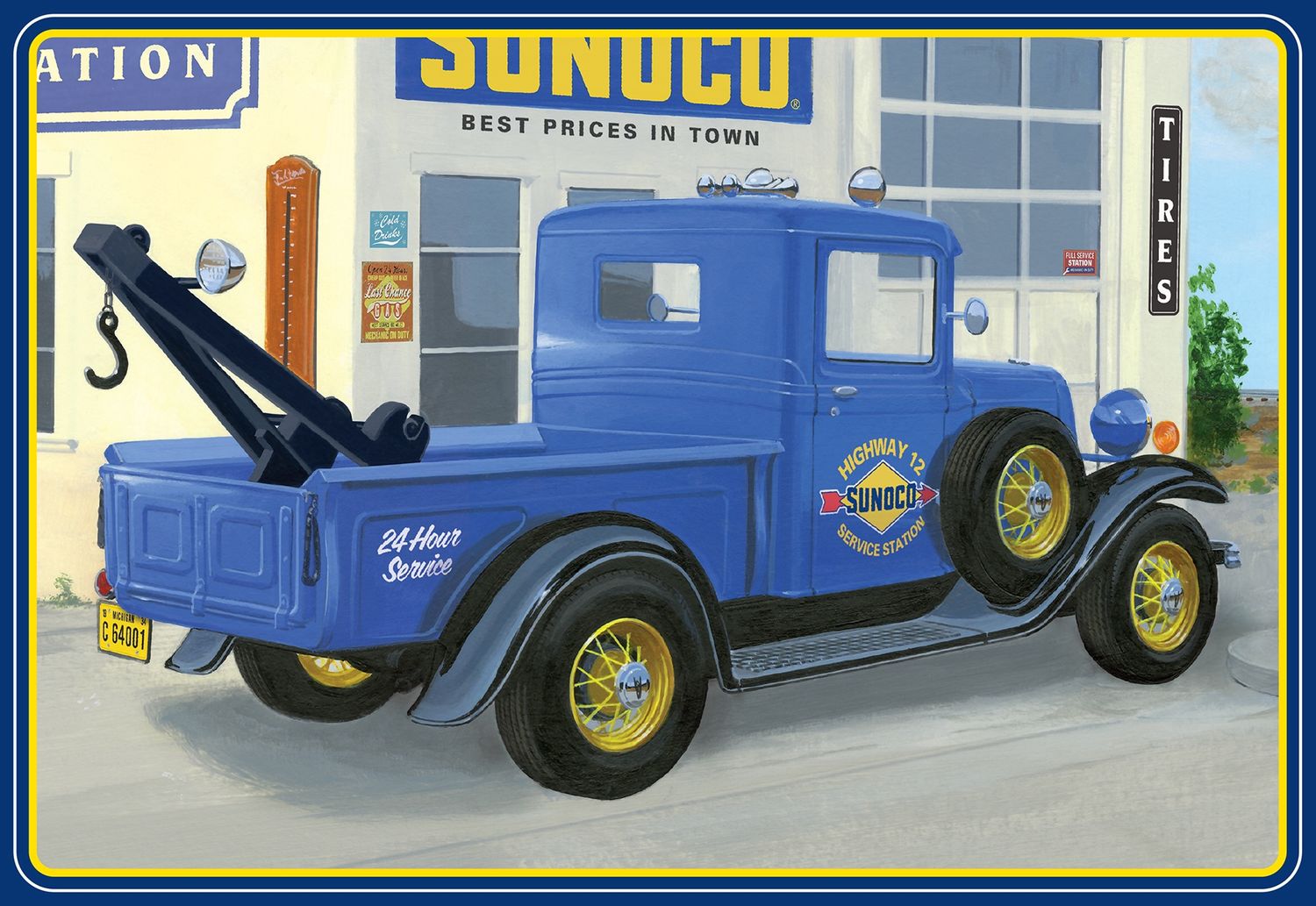1934 Ford Pickup Sunoco 1/25 Model Truck Kit #1289 by AMT