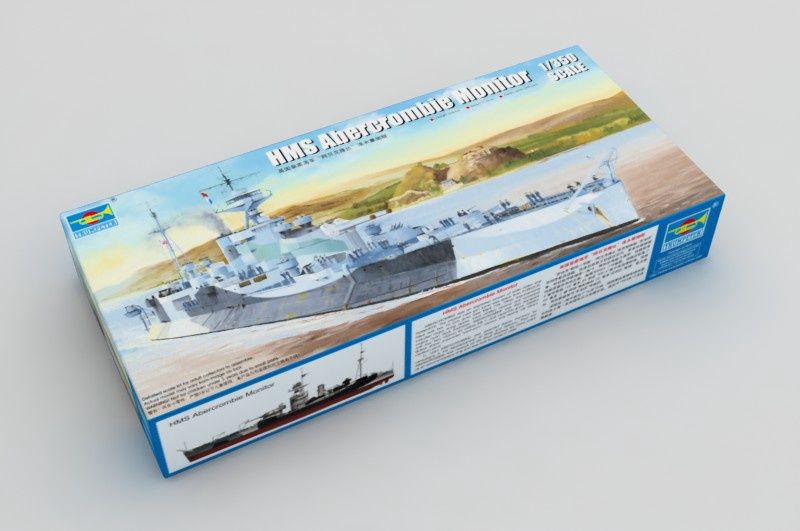 HMS Abercrombie Monitor 1/350 Model Ship Kit #05336 by Trumpeter