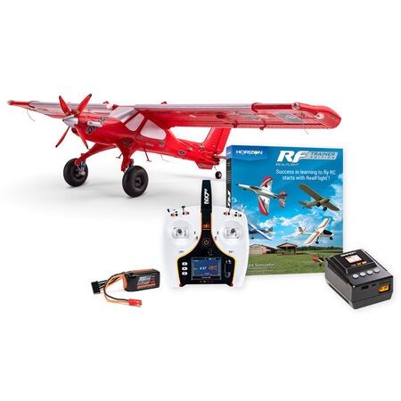 E-flite Micro DRACO Bind-N-Fly Basic Electric Airplane Ultimate Combo (800mm) - EFL13550UC