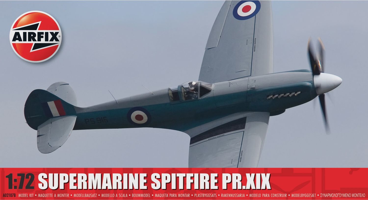 Super Marine Spitfire PR.XIX 1/72 #02017B by Airfix