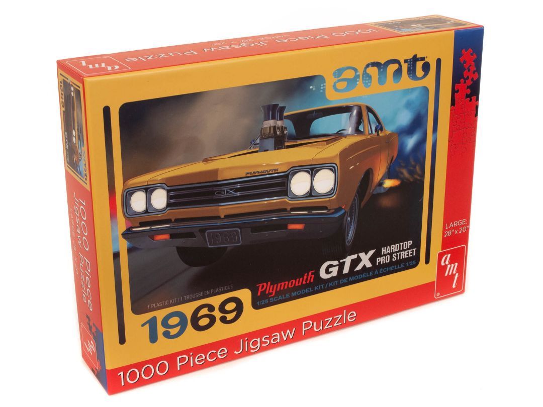 AMT 1969 Plymouth GTX Hardtop PS Jigsaw Puzzle (1000pc)