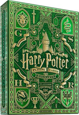 Bicycle Theory Playing Cards - 11 Harry Potter Green