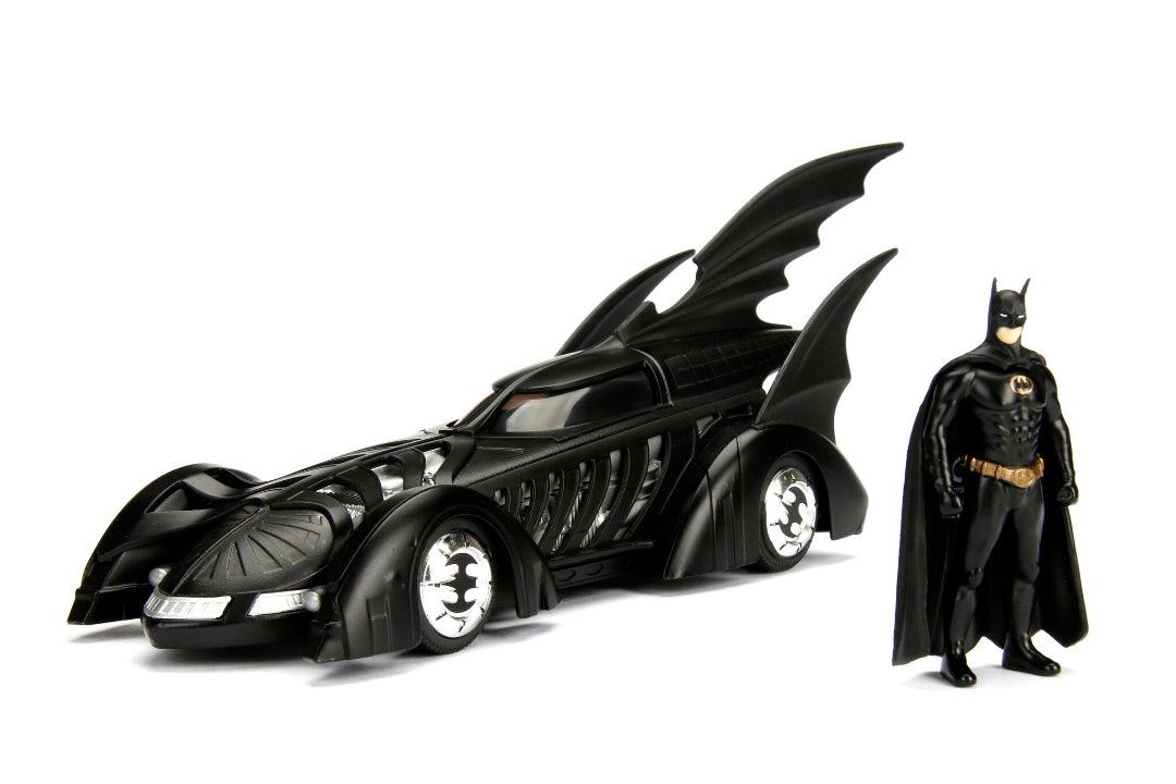 Jada Batman Forever Batmobile w/ Batman Figure - 1995 1/24 #98036