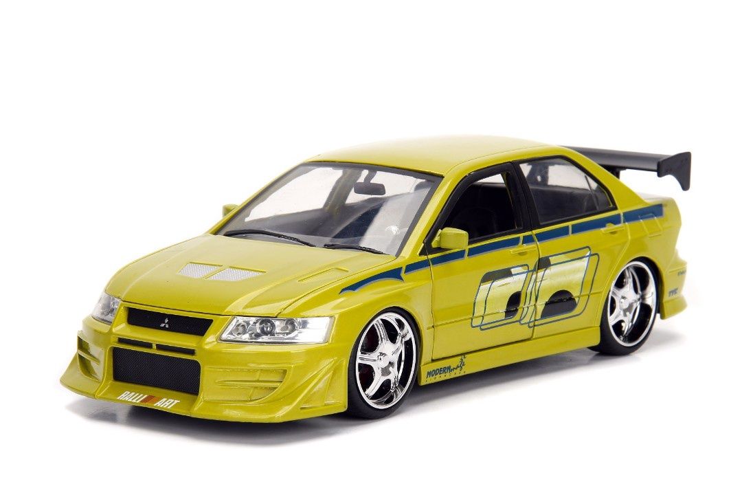 Jada Fast &amp; Furious Brian's Mitsubishi Lancer Evolution VII 1/24 #99788