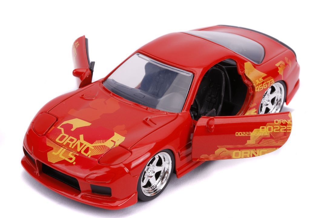 Jada Fast &amp; Furious Orange Julius' Mazda RX-7 1/32 #31442