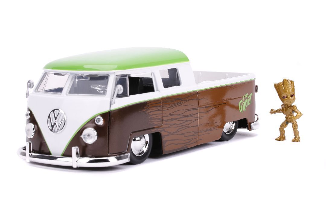 Jada Hollywood Rides 1963 VW Bus with Groot 1/24 #31202