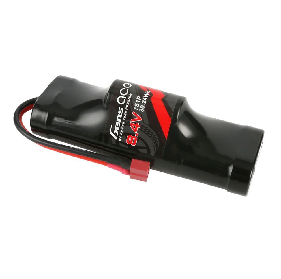 Gens Ace 7 Cell 8.4V NiMh Hump Battery (5000mAh) w/T-Style Connector - GEANM7S5000DH