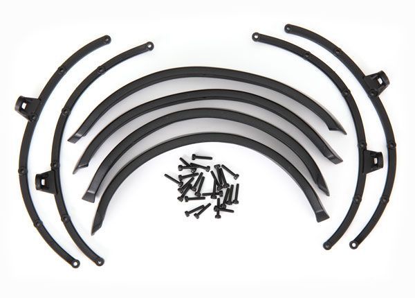 Traxxas Fender flares, front &amp; rear (2 each)/ flare mounts (4) TRA9227