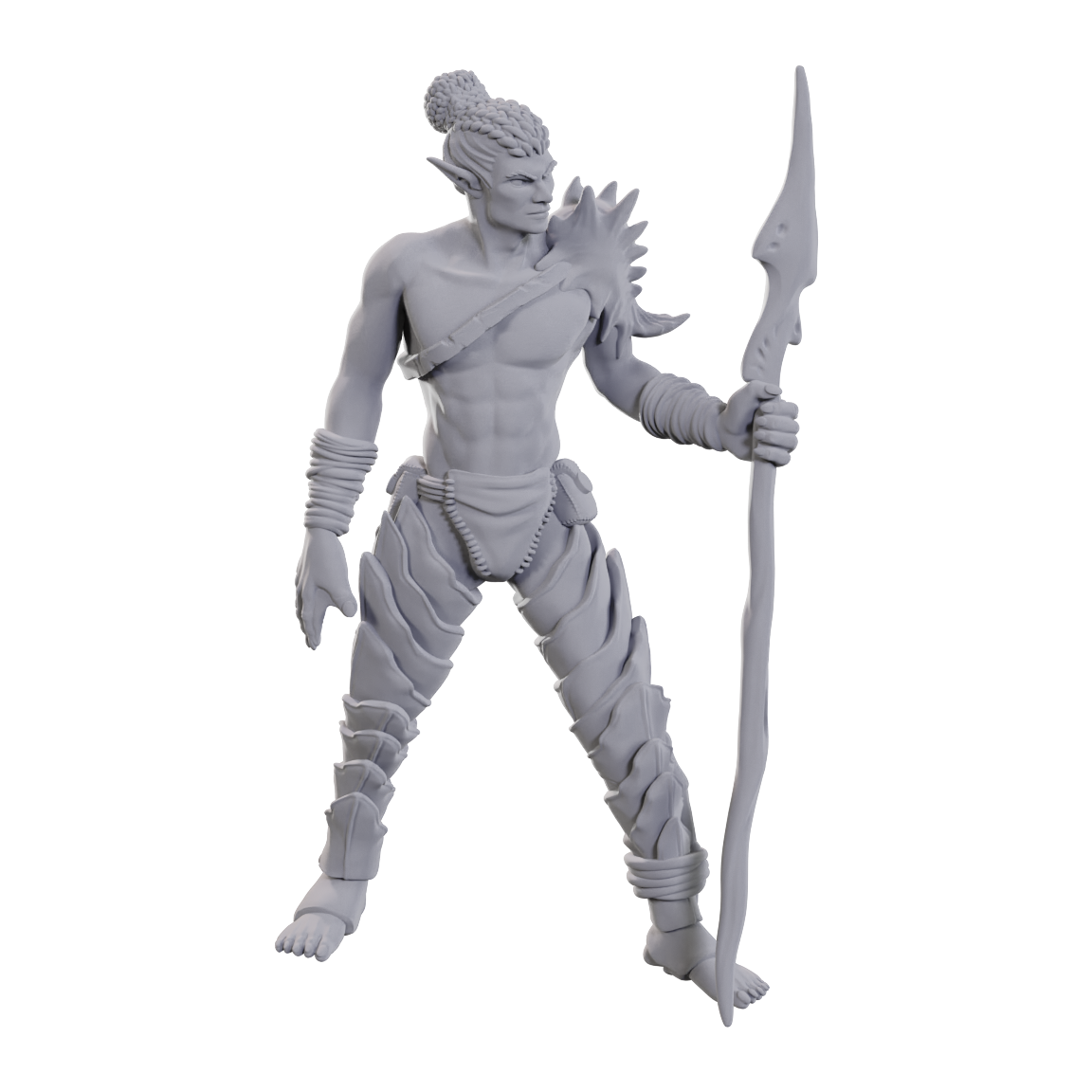 D&amp;D Unpainted Mini - Sea Elf Leader 90109